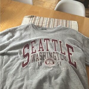 Hollister Gray Seattle Sweatshirt